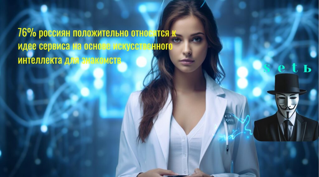 76% россиян положительно относятся к идее сервиса на основе искусственного интеллекта для знакомствkkk