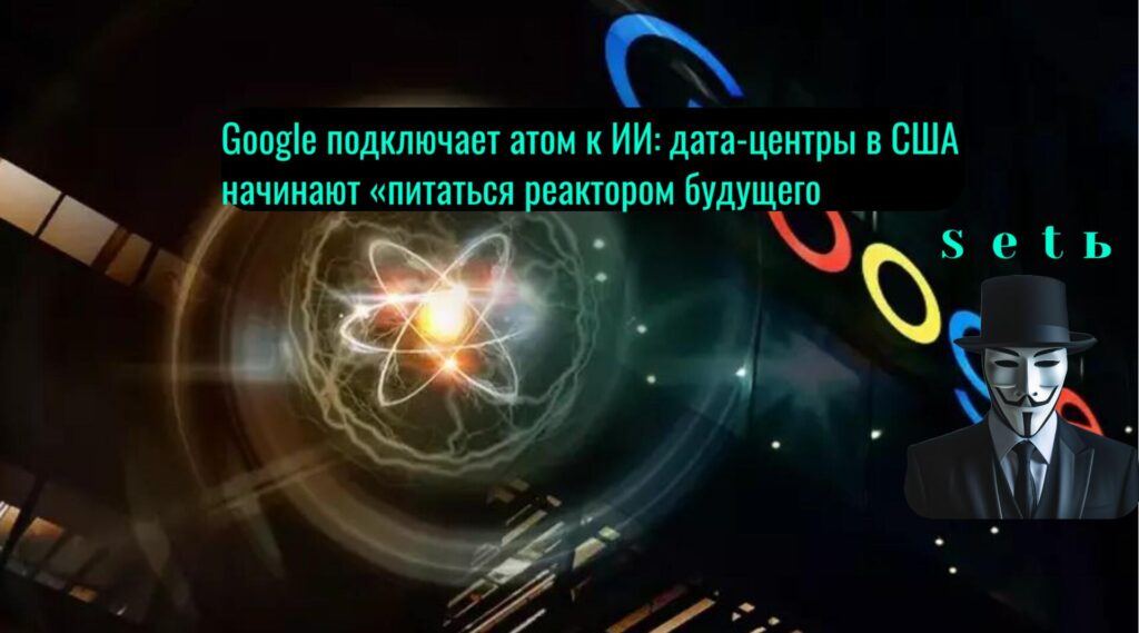 Google подключает атом к ИИ: дата-центры в США начинают «питаться реактором будущего