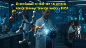 ИИ изобретает антибиотики для лечения лекарственно-устойчивой гонореи и MRSA