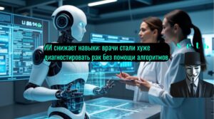 ИИ снижает навыки: врачи стали хуже диагностировать рак без помощи алгоритмов