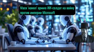 Маск 'нанял' армию ИИ-солдат на войну против империи Microsoft