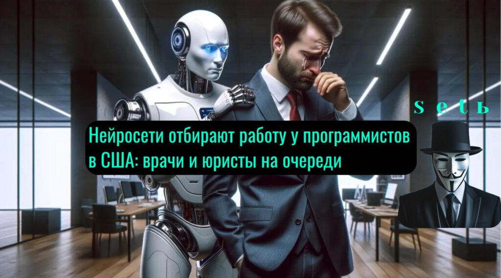 Нейросети отбирают работу у программистов в США: врачи и юристы на очереди