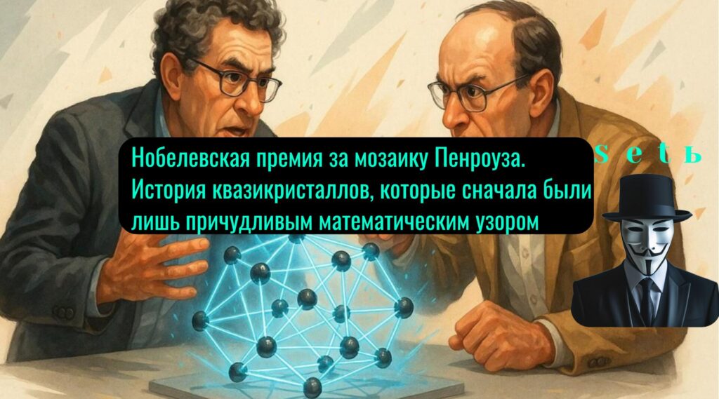 Нобелевская премия за мозаику Пенроуза. История квазикристаллов, которые сначала были лишь причудливым математическим узором