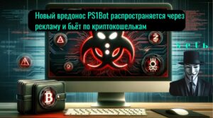 Новый вредонос PS1Bot распространяется через рекламу и бьёт по криптокошелькам