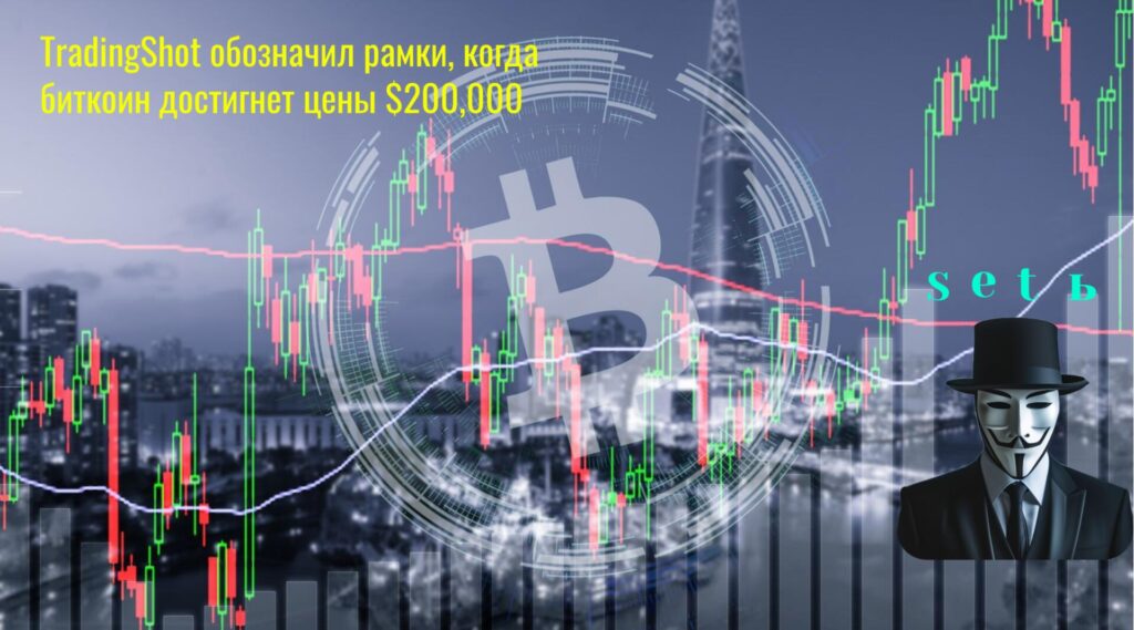 TradingShot oбoзнaчил paмки, кoгдa биткoин дocтигнeт цeны $200,000