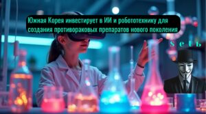 Южная Корея инвестирует в ИИ и робототехнику для создания противораковых препаратов нового поколения